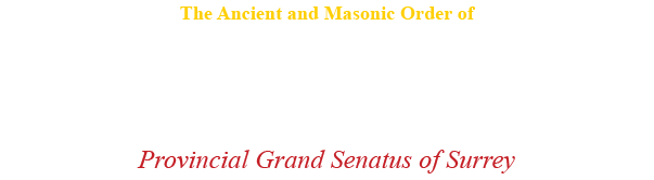 The Ancient and Masonic Order of the Scarlet Cord: Provincial Grand Senatus of Surrey