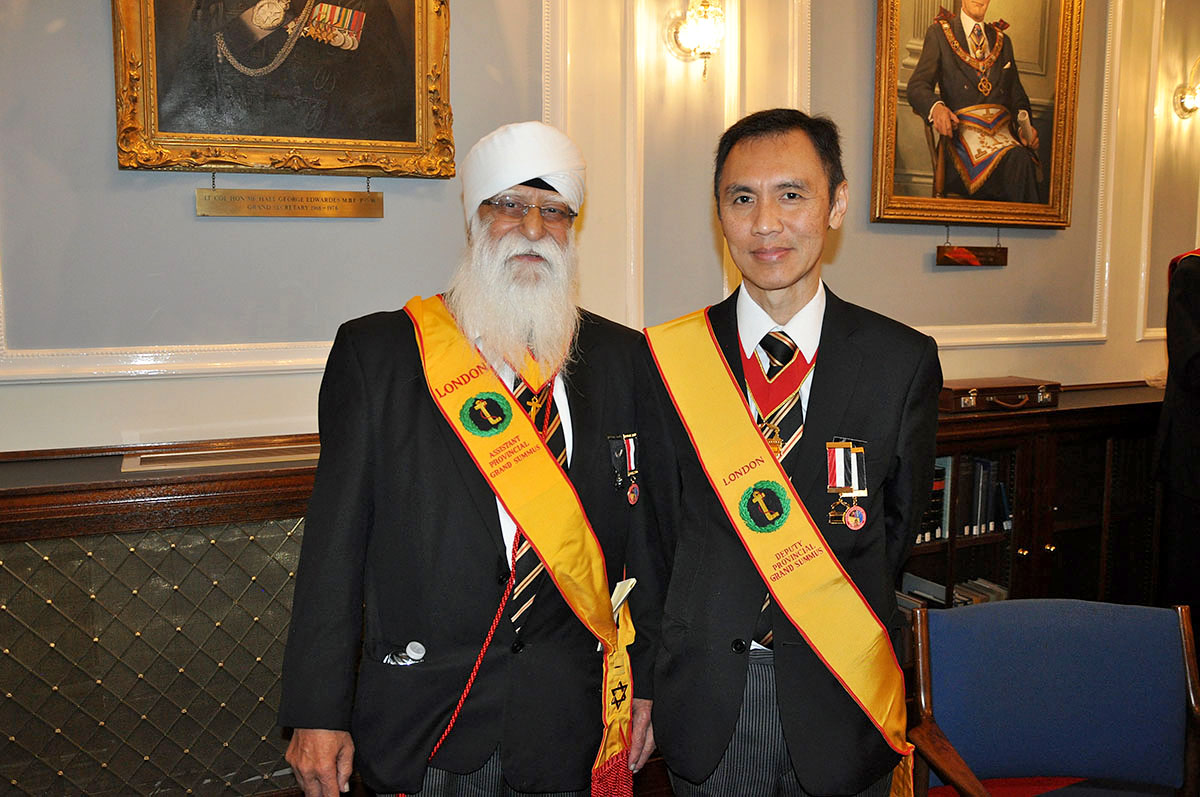 An amazing Scarlet Cord day at Mark Masons’ Hall