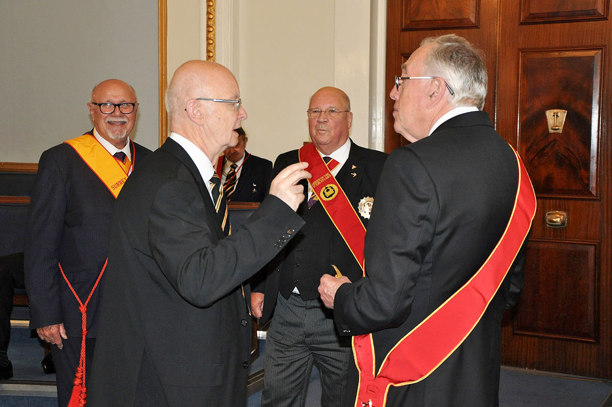 An amazing Scarlet Cord day at Mark Masons’ Hall