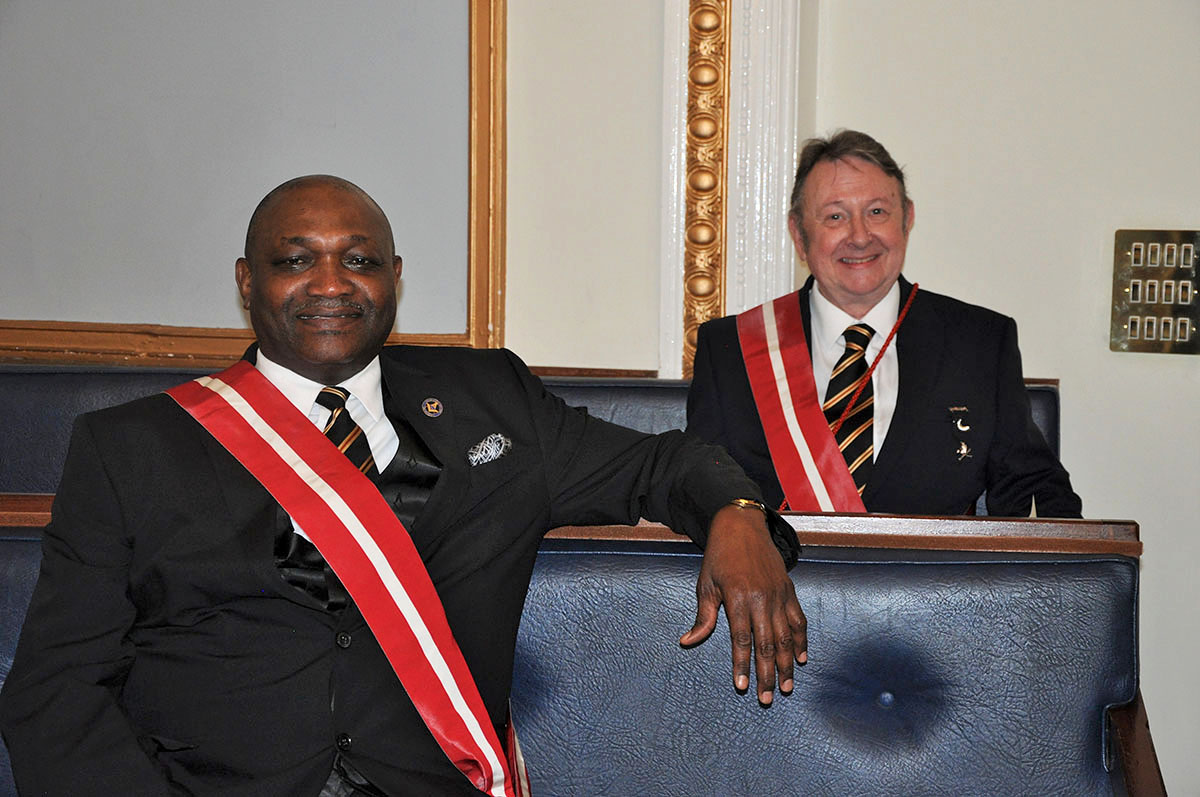 An amazing Scarlet Cord day at Mark Masons’ Hall