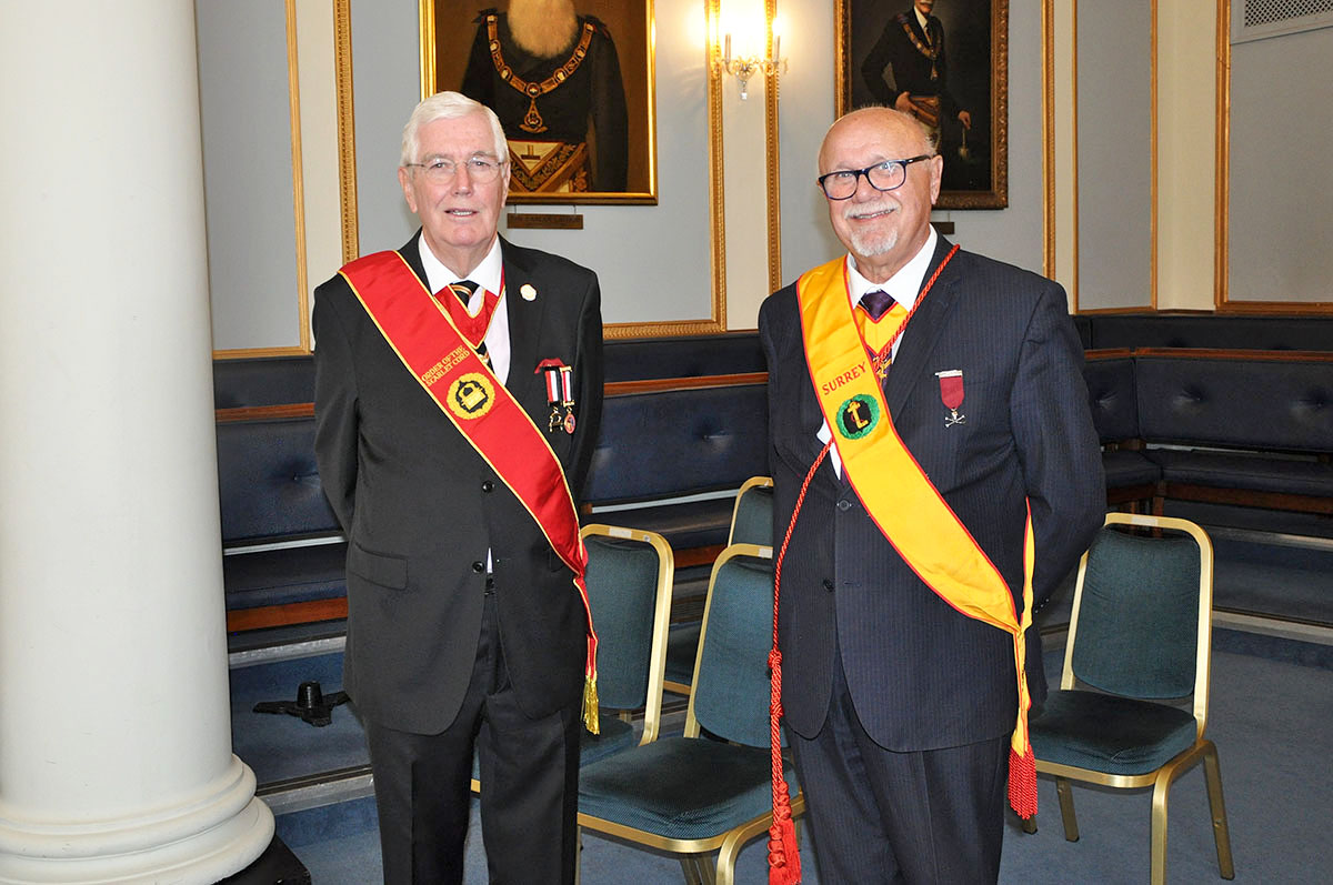 An amazing Scarlet Cord day at Mark Masons’ Hall