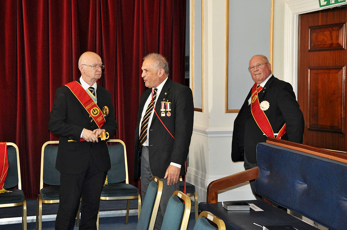 An amazing Scarlet Cord day at Mark Masons’ Hall