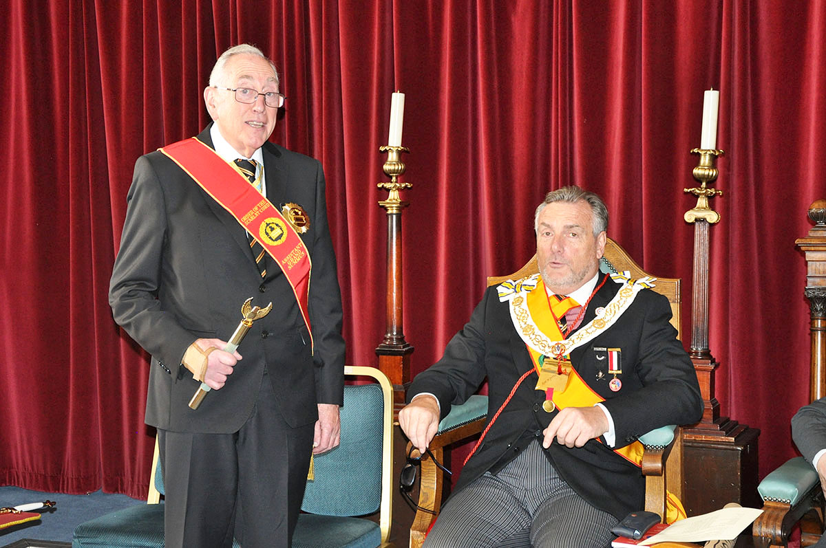 An amazing Scarlet Cord day at Mark Masons’ Hall