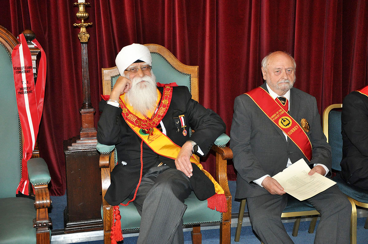 An amazing Scarlet Cord day at Mark Masons’ Hall