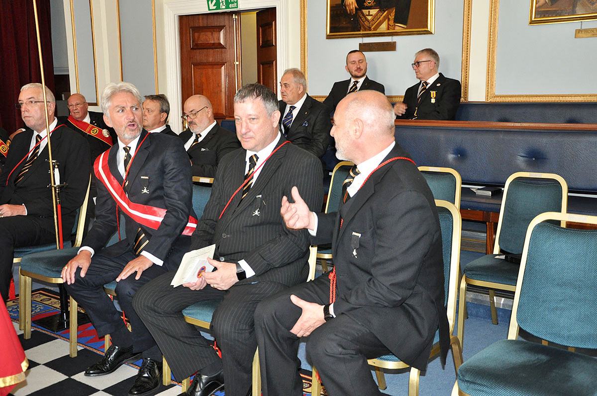 An amazing Scarlet Cord day at Mark Masons’ Hall