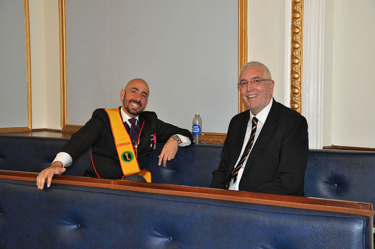 An amazing Scarlet Cord day at Mark Masons’ Hall