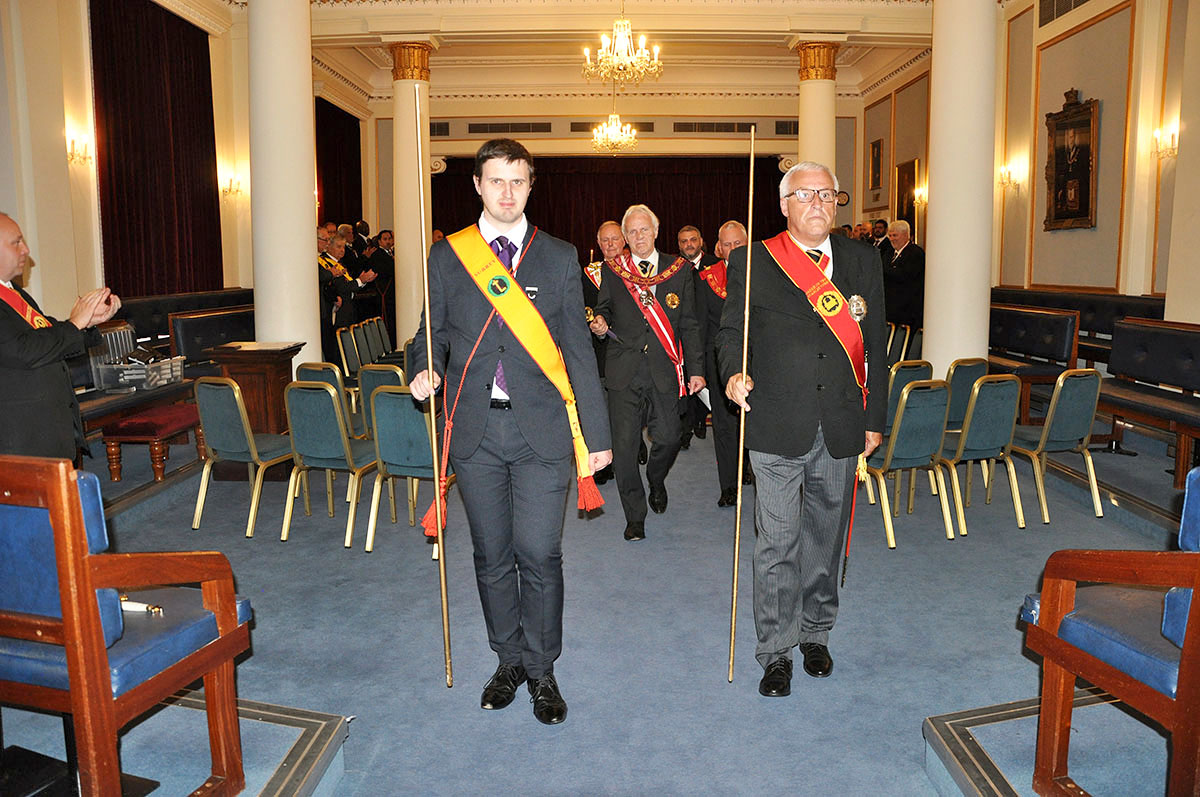 An amazing Scarlet Cord day at Mark Masons’ Hall