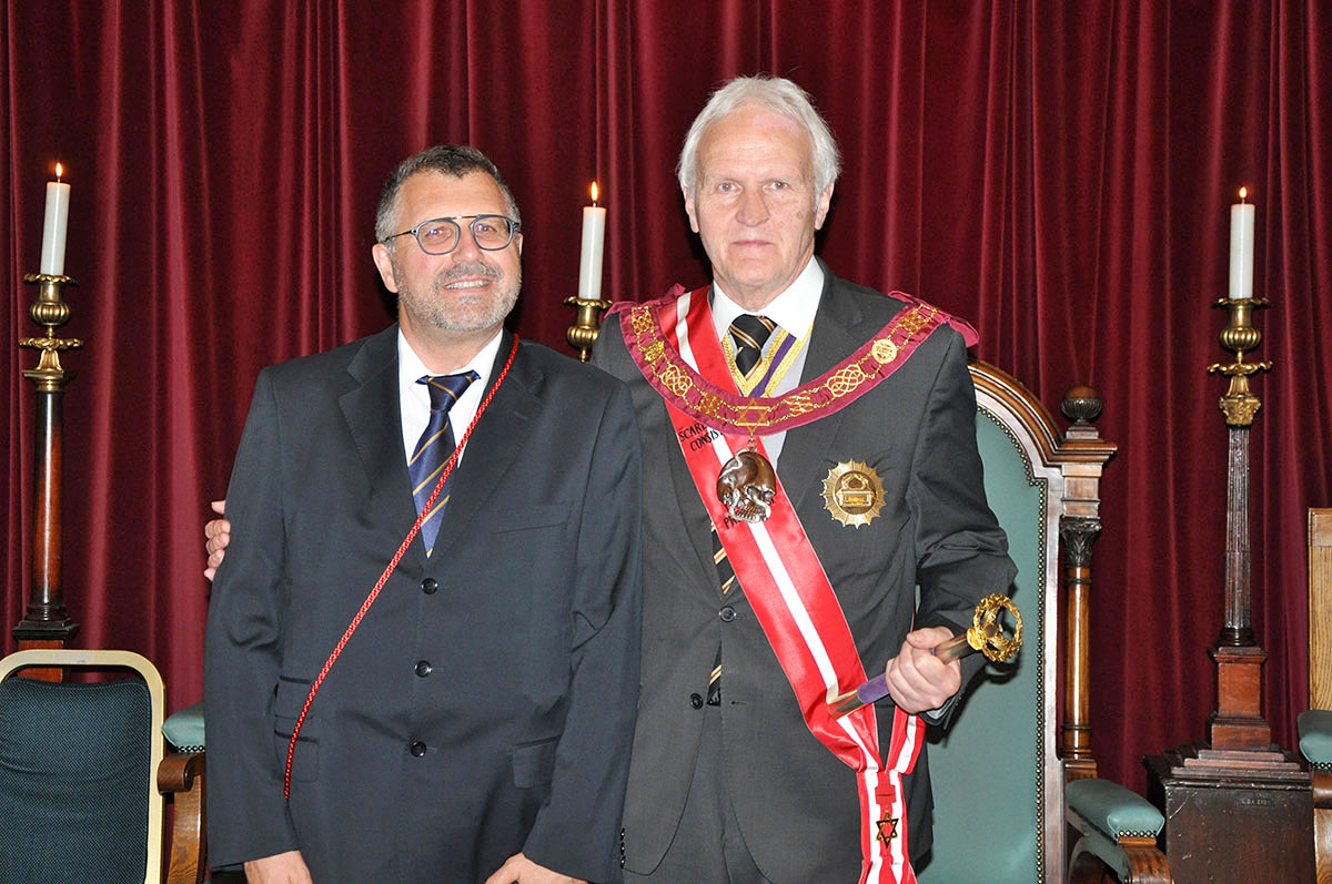 An amazing Scarlet Cord day at Mark Masons’ Hall