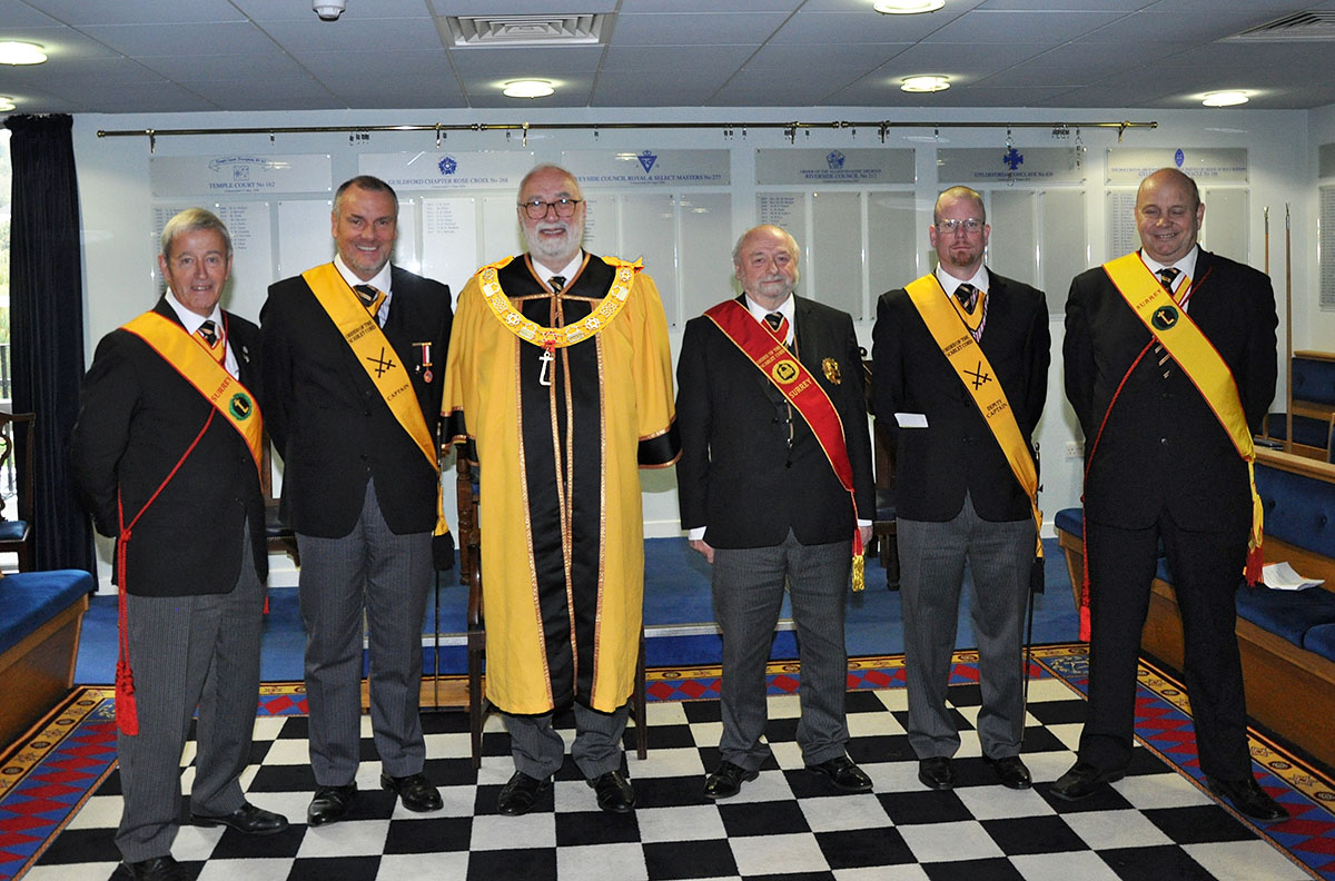 The Provincial Grand Senatus of Surrey Preparation Ceremony