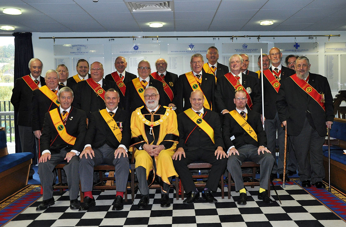 The Provincial Grand Senatus of Surrey Preparation Ceremony