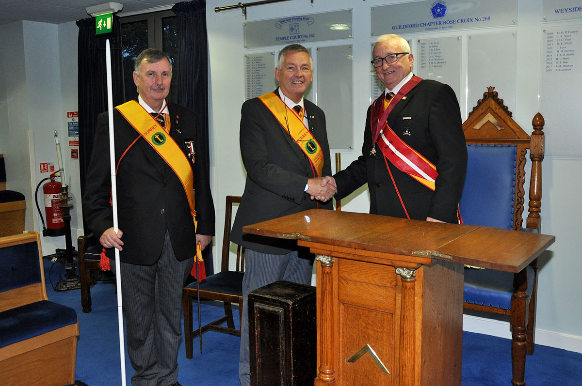 The Provincial Grand Senatus of Surrey Preparation Ceremony