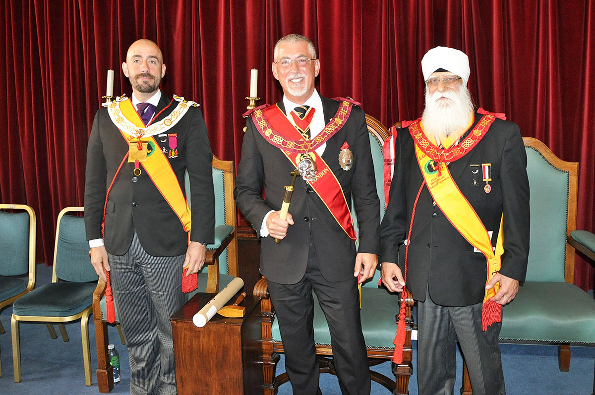 An amazing Scarlet Cord day at Mark Masons’ Hall