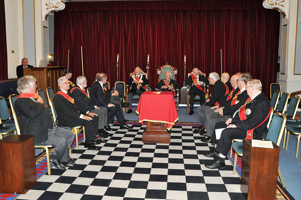 An amazing Scarlet Cord day at Mark Masons’ Hall