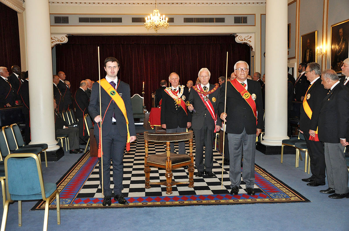 An amazing Scarlet Cord day at Mark Masons’ Hall